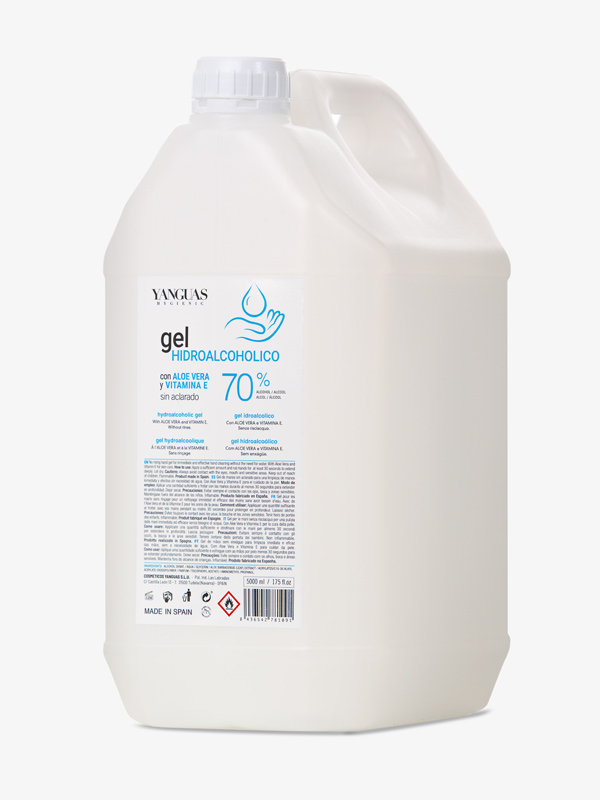 Gel Hidroalcoholico Higienizante - Formato XXL (5 L)
