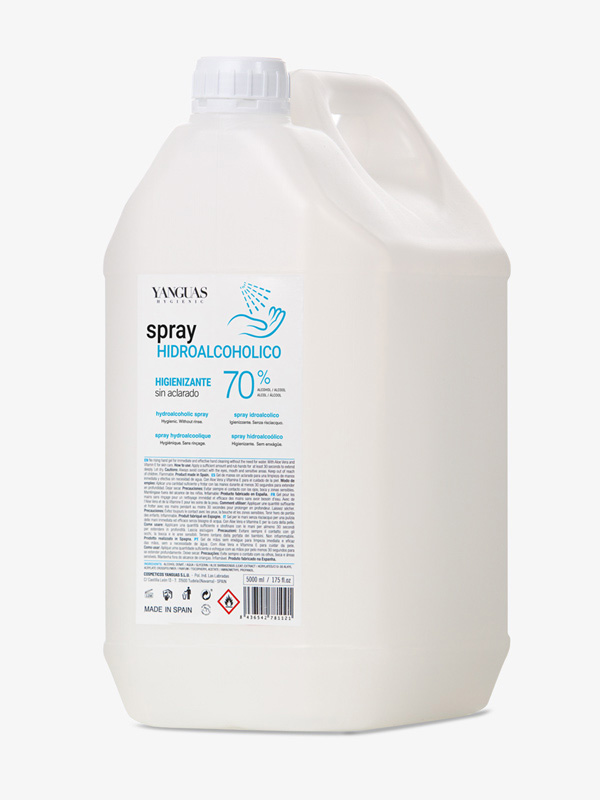 Spray Hidroalcoholico Higienizante - 5000 ml