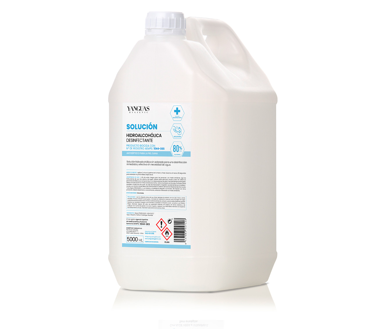 Spray Hidroalcoholico Desinfectante Biocida - Yanguas Hygienic